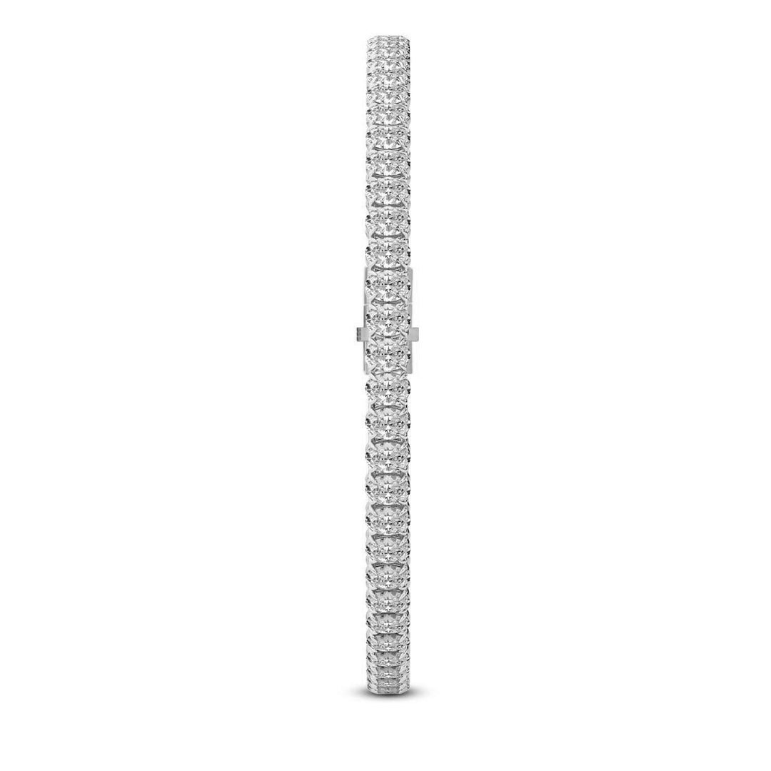 Oval east west diamond bracelet