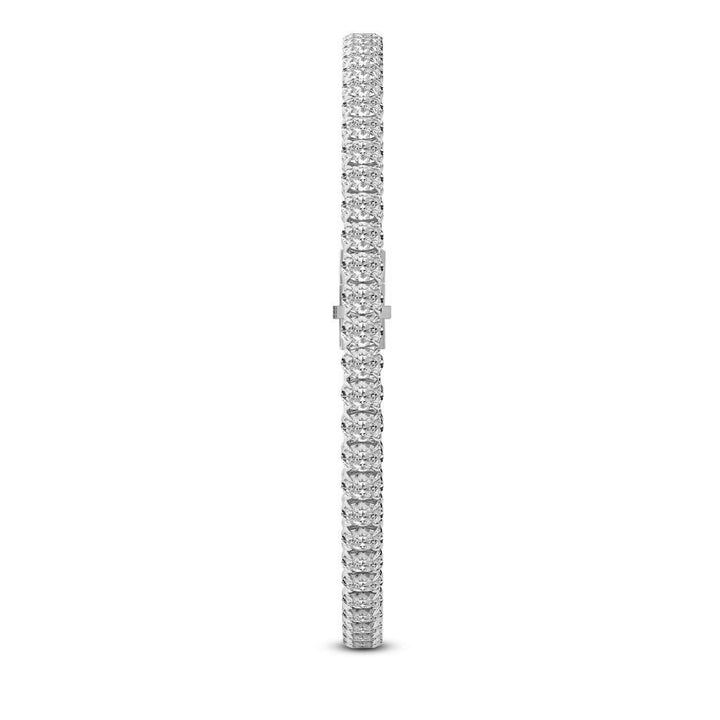 Oval east west diamond bracelet