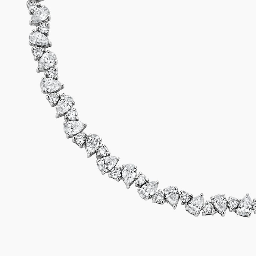 MULTI-SHAPED DIAMOND PENDANT